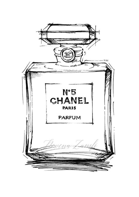 chanel no five perfume line drawing|chanel no 5 perfume tesco.